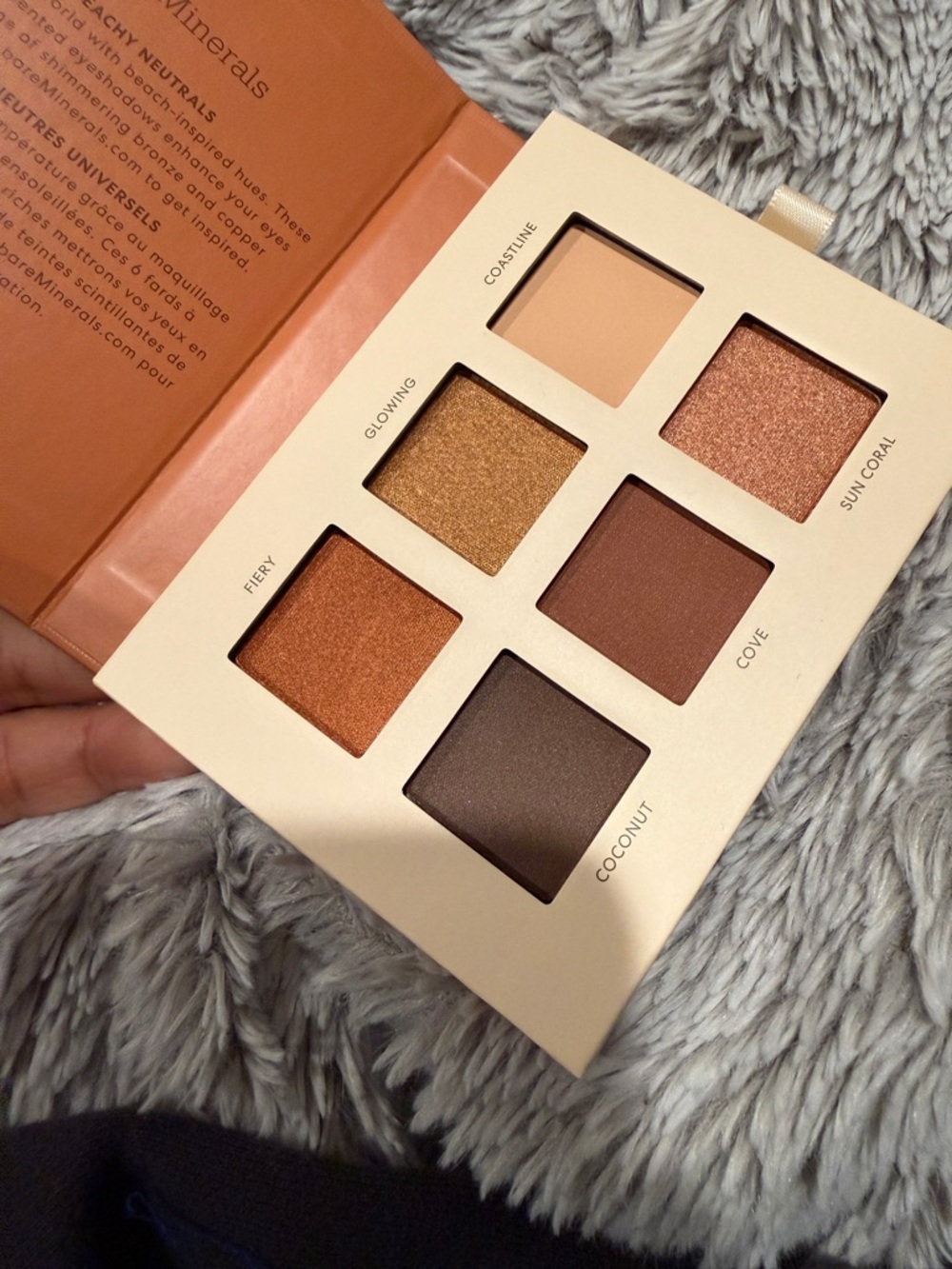 bareMinerals Beach Neutrals Eyeshadow Palette — Coral, Peach & Brown Shades - Picture 3 of 5